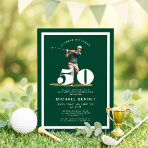 Uitnodiging voor 50ste verjaardag van Green Golf