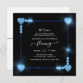 Uitnodiging voor 60-jarig bruiloftsjubileumfeest (Voorkant / Achterkant)