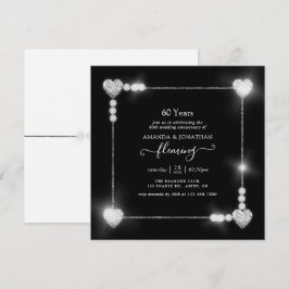 Uitnodiging voor 60-jarig diamanten huwelijksjubil