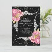 Uitnodiging voor 60-jarig jubileumfeest (Staand voorkant)