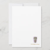 Uitnodiging voor 60-jarig jubileumfeest met rozen (Achterkant)