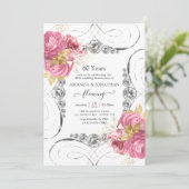 Uitnodiging voor 60-jarig jubileumfeest van het di (Staand voorkant)