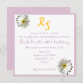 Uitnodiging voor 60e verjaardag (Voorkant / Achterkant)