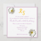 Uitnodiging voor 60e verjaardag (Voorkant)