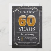 Uitnodiging voor 60ste verjaardag voor mannen: Che (Voorkant)
