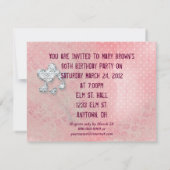 Uitnodiging voor 80e verjaardag (Achterkant)