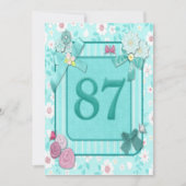 uitnodiging voor 87e verjaardag (Voorkant)