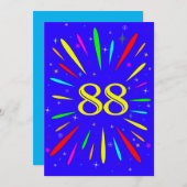 Uitnodiging voor 88ste verpartij explosie  (Voorkant / Achterkant)