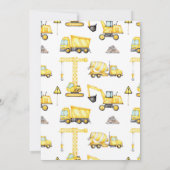 Uitnodiging voor 8ste verjaardag constructie (Achterkant)