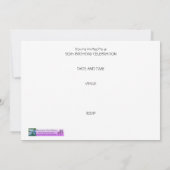 uitnodiging voor 90e verjaardag (Achterkant)