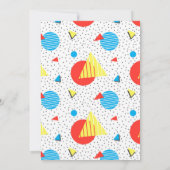 Uitnodiging voor 90s House-feest (Achterkant)