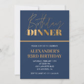 Uitnodiging voor 93e verjaardagsdiner Verjaardagsd (Voorkant)