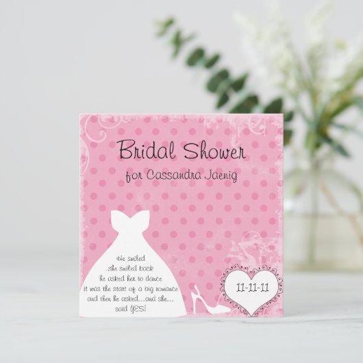 Uitnodiging voor aangepaste weddenschappen (Staand voorkant)