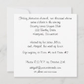 Uitnodiging voor aangepaste weddenschappen (Achterkant)