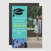 Uitnodiging voor aankondiging van afstuderen | GR (Voorkant / Achterkant)