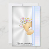 Uitnodiging voor aankondiging van baby (Voorkant)