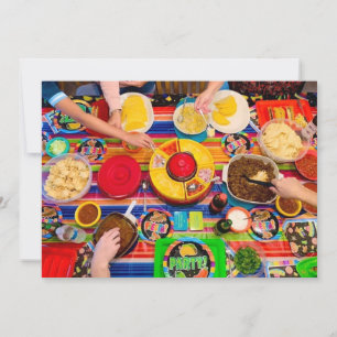 Uitnodiging voor aanpasbaar taco feest