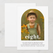 Uitnodiging voor acht boogfoto's (Voorkant / Achterkant)