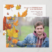 Uitnodiging voor achtergrondfoto's in het najaar (Voorkant / Achterkant)