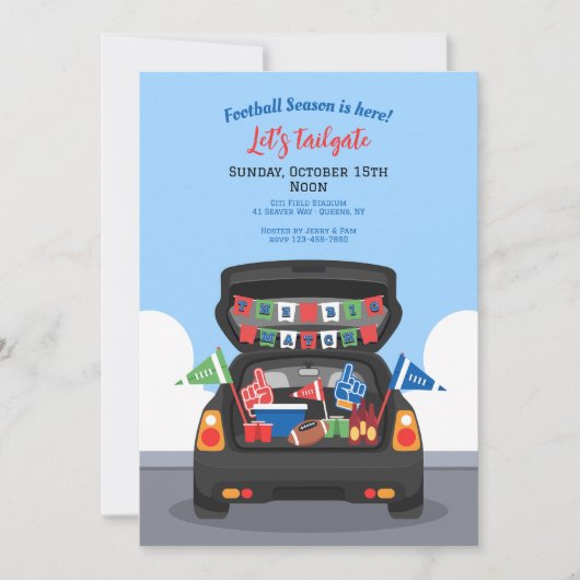 Uitnodiging voor achterklep (Voorkant)