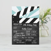 Uitnodiging voor Actie Teken Filmfeest (Staand voorkant)