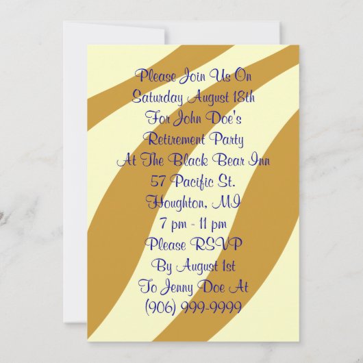 Uitnodiging voor actieve stramers Adjunct - sherif (Achterkant)