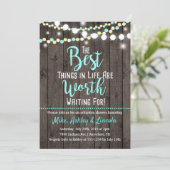 Uitnodiging voor adoptie Beste dingen in het leven (Staand voorkant)