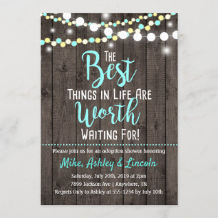 Uitnodiging voor adoptie Beste dingen in het leven