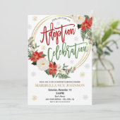 Uitnodiging voor adoptiefeest (Staand voorkant)