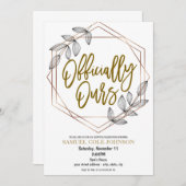 Uitnodiging voor adoptiefeest (Voorkant / Achterkant)