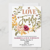 Uitnodiging voor adoptiefeest (Voorkant)