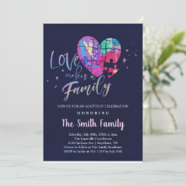 Uitnodiging voor adoptiefeest / Bruisfeest