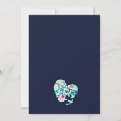 Uitnodiging voor adoptiefeest / shower (Achterkant)