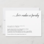 Uitnodiging voor adoptietoeslag (voor ouder kind) (Voorkant)