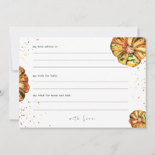 Uitnodiging voor advies over kleine pompoenen Baby