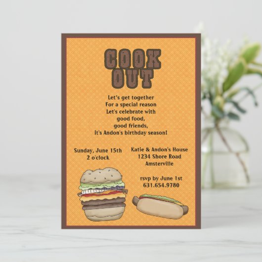 Uitnodiging voor afdruk (Staand voorkant)