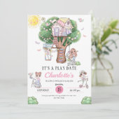 Uitnodiging voor afspeeldatum (Staand voorkant)