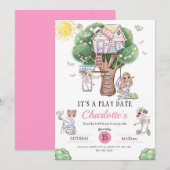 Uitnodiging voor afspeeldatum (Voorkant / Achterkant)