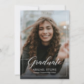 Uitnodiging voor afstudeeraankondiging (Voorkant)