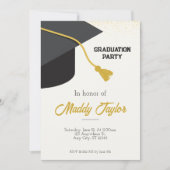 Uitnodiging voor afstudeercap (Voorkant)