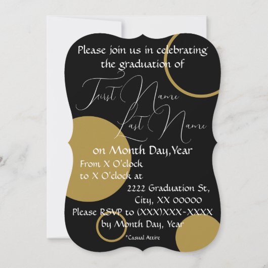 Uitnodiging voor afstudeerder (Achterkant)