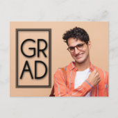 Uitnodiging voor afstudeerder fotofeest (Voorkant)