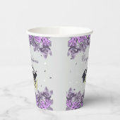 Uitnodiging voor afstudeerfeest 2024 papieren bekers (Links)