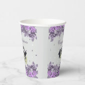 Uitnodiging voor afstudeerfeest 2024 papieren bekers (Rechts)