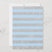 Uitnodiging voor afstudeerfeest - Silver Blue (Achterkant)