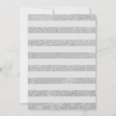 Uitnodiging voor afstudeerfeest - Silver White (Achterkant)