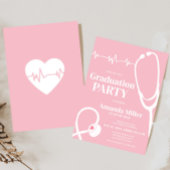 Uitnodiging voor afstudeerfeest voor medische verp