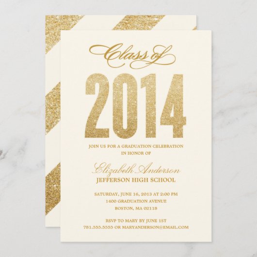 Uitnodiging voor Afstuderen (Voorkant / Achterkant)