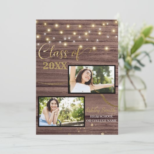  uitnodiging voor afstuderen (Staand voorkant)