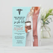 Uitnodiging voor afstuderen aan de medische facult (Staand voorkant)